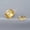 Golden fish, variant on Ring Set 2-Piece Set Creative Personality Butterfly Punk Couple Ring