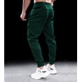 thumbnail image 4 of Pantalones deportivos de algodón Joggers Fioboc para hombre, color verde oscuro, XL, 4 of 6