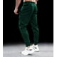 thumbnail image 4 of Pantalones deportivos de algodón Joggers Fioboc para hombre, color verde oscuro, XL, 4 of 6