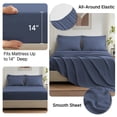 thumbnail image 4 of Juego de ropa de cama SunStyle Home Full/Queen, 7 piezas, azul, 4 of 8