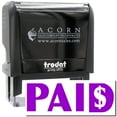 thumbnail image 1 of Large Self-Inking Paid with Dollar Sign Stamp, Trodat Printy 4913, Press and Print Stamping, Impression Size 7/8" x 2-1/4", Up to 10,000 Impressions - Purple Ink, 1 of 10