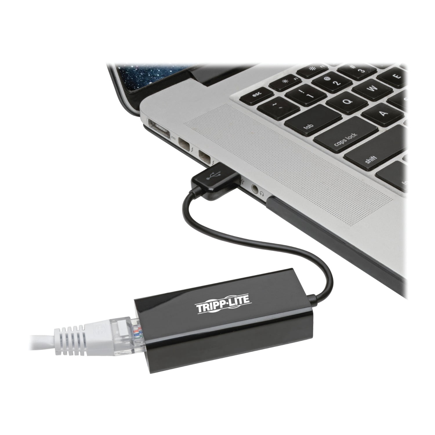 USB 2.0 to RJ45 Ethernet NIC Network Adapter, U236-000-RPT
