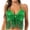 Green, variant on Women's Belly Dance Sequin Bra Tassel Clothing Halter Tops