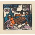 thumbnail image 2 of Wassily Kandinsky 21x20 Black Ornate Framed Double Matted Museum Art Print Titled: Sounds Pl 13 (1913), 2 of 5