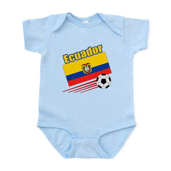 CafePress - Ecuador Soccer Team Infant Bodysuit - Baby Light Bodysuit, Size Newborn - 24 Months