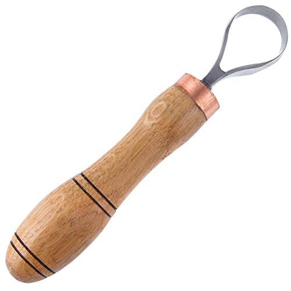 Wood Carving Scorp Hook Knife. Round Carving Tool for Spoons, Bowls and Cups - STAMESKY (1' INCH Diameter)