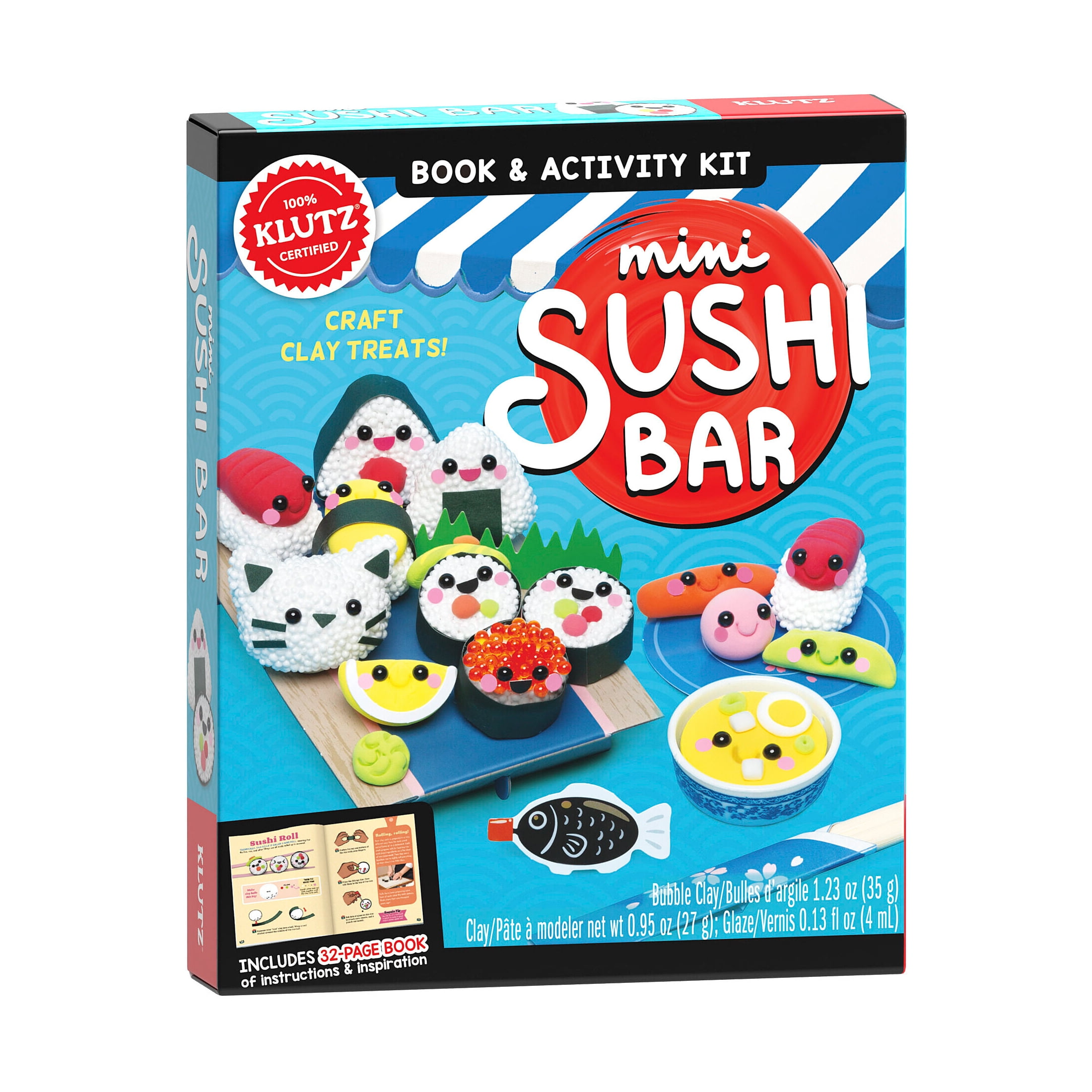 Klutz, Mini Sushi Bar, Hardcover, Make clay sushi characters