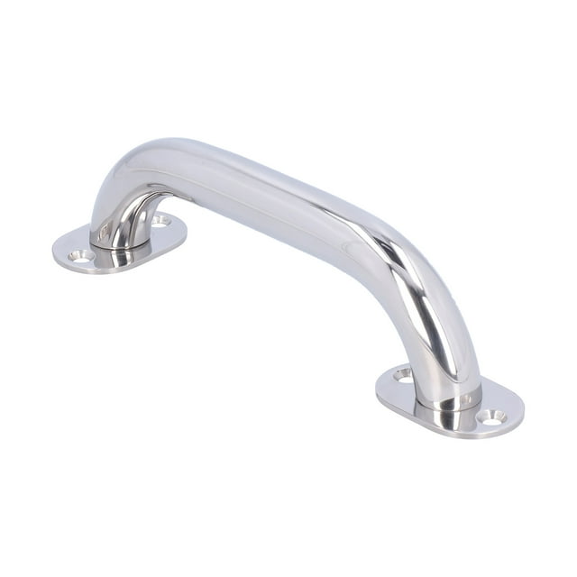 Pasamanos de acero inoxidable pulido de 235 mm para barcos, caravanas y yates.