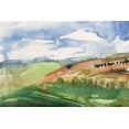 thumbnail image 2 of Wang, Melissa 32x23 White Modern Wood Framed Museum Art Print Titled - Living in the Mountains II, 2 of 4