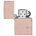 thumbnail image 5 of Zippo Heart Design High Polish Rose Gold Pocket Lighter, 5 of 7