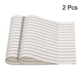 thumbnail image 3 of Uxcell Place Mats, 450x300mm Table Mats Pack of 2 Washable Woven Placemat White, 3 of 6