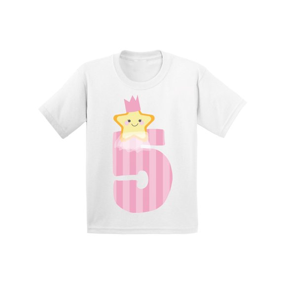 Awkward Styles 5th Birthday Girl Shirt Little Star Kids T Shirts