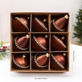thumbnail image 3 of Christmas Ball Ornaments Flocked 8cm Velvet Christmas Tree Decorations Plastic Hanging Baubles Matte Holiday Ornament Window Display Party Decor Winter Home Decoration, 3 of 6