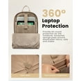 thumbnail image 6 of Lovevook Laptop Backpack for Women, Large Business Travel Work Bag Fits up 17.3" Laptop, Functional Nurse Teacher College Computer Bag Perfect Daypack, 6 of 9