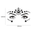 thumbnail image 2 of Pegatinas de tatuaje facial Suministros de maquillaje temporal para fiesta Cosplay Festival de música JShteea Cuidado Belleza, 2 of 7