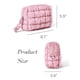 thumbnail image 5 of Bolsa organizadora acolchada para cosméticos Yarnic, rosa, 5 of 9