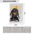 thumbnail image 3 of Wukai Dachshund Sitting in Bathtub Garden Flags Double Sided Welcome Garden Yard House Flags Outside Outdoor House (Only Flag), 3 of 8