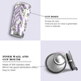 thumbnail image 2 of GZHJMY Lavender Tumbler with Lid & Straw,Reusable Double Wall Stainless Steel Vacuum Insulated Travel Mug, 2 of 7