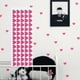 thumbnail image 3 of 65 pegatinas de pared de corazón removibles, vinilo para decoración de pared del hogar (rosa roja), 3 of 6