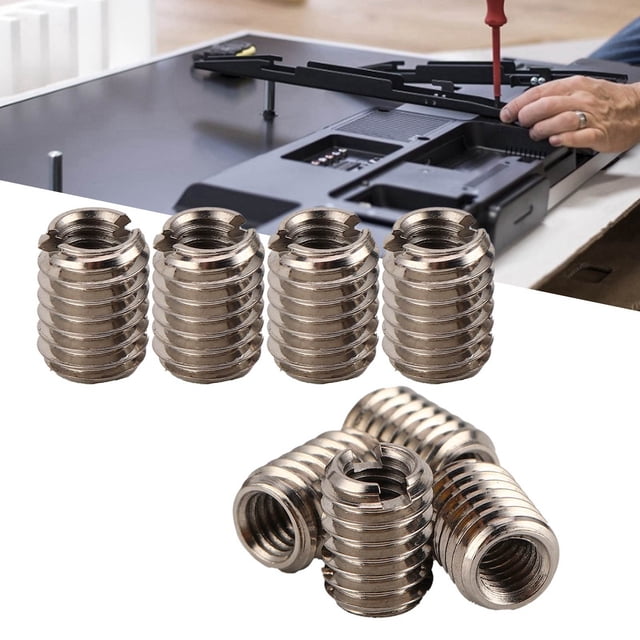 Écrou Réducteur de Filetage, Inserts Filetés Durables avec Longueur de 8 Mm pour Radiateurs pour Équipement Mécanique