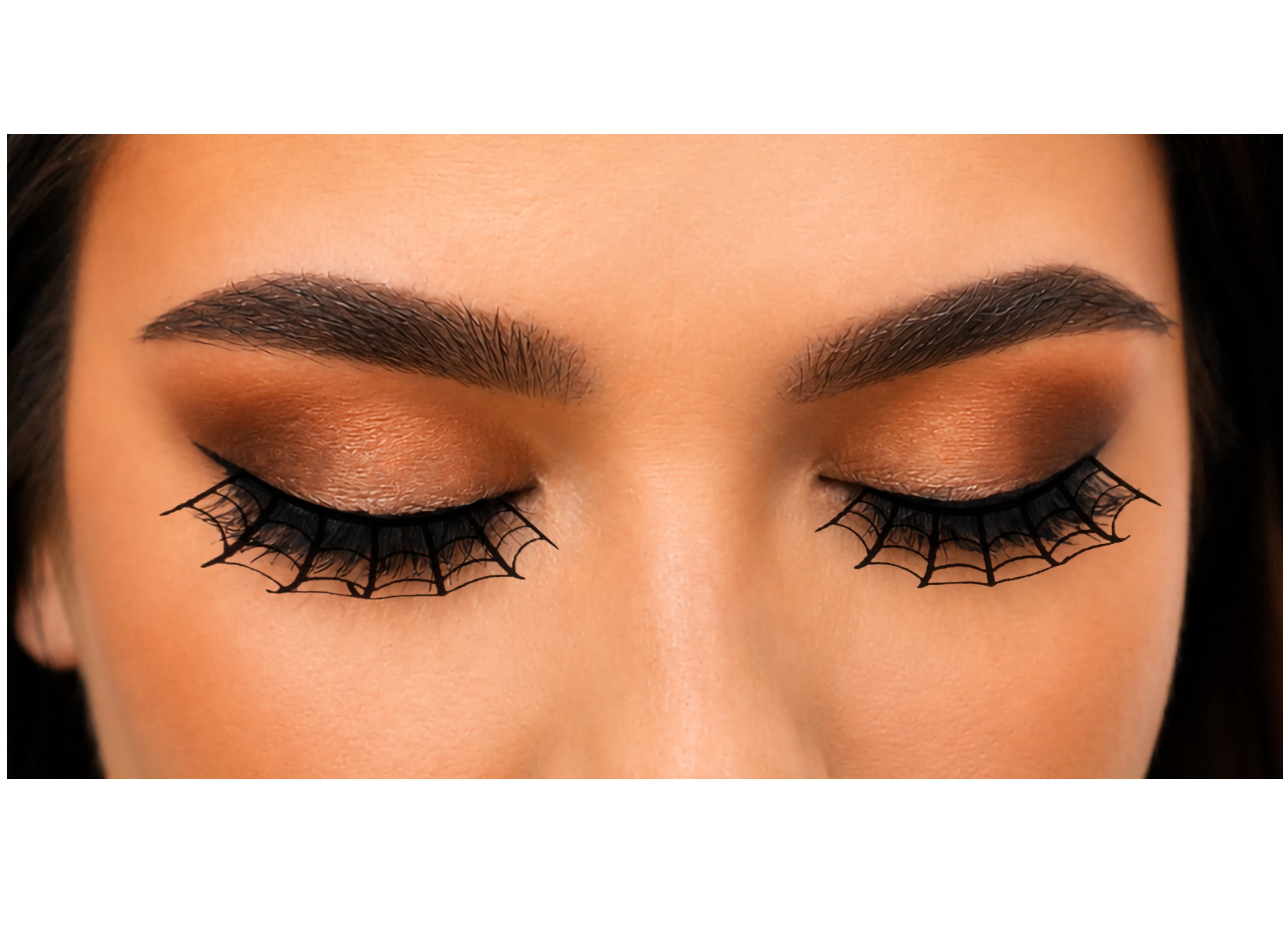 "Webbed" Lashes from Uptown Ghouls, Halloween Makeup by Cinema Secrets