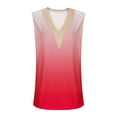 thumbnail image 4 of cfhntfmh Tank Tops for Women 2024 Plus Size Casual Print Sleeveless Comfy Shirts Soft Lace V Neck Lounge T-Shirts, 4 of 4