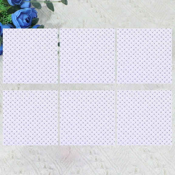 WHAMVOX  6 PCS Cross-Stitch Cloth Embroidery Squares Beginners White