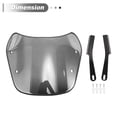 thumbnail image 4 of Deflector de Viento para Motocicleta Unique Bargains ABS Parabrisas para Yamaha XJ 400 Diversion 91-93 para Yamaha XJ 600S Diversion 92-04 Gris 1 pieza, 4 of 6
