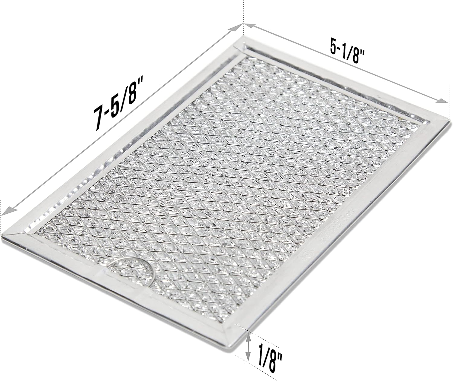 Microwave Oven Grease Filter for GE WB06X10359 PS228066 G-5012 7-5/8" x 5-1/8"
