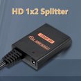 thumbnail image 2 of Divisor HD 1 en 2 salidas 1080P de imagen Efecto 3D Compatible con PC / Laptop Eccomum Divisor de HD, 2 of 5