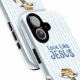 thumbnail image 2 of Love Like Jesus Phone Case, Curious Monkey with Pancakes Christian Quote Cover for iPhone 17 16 15 14 13 12 11 Pro Max Plus Mini, 2 of 6