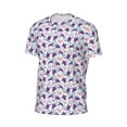 thumbnail image 6 of Wukai Ornamental Turtles Print Men's Short-Sleeved Mesh T-Shirt,Quick-Dry Short Sleeve Workout T-Shirt-, 6 of 8