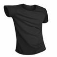 thumbnail image 4 of Joernso Anti-Dirty Waterproof Solid Color Men T Shirt Soft Short Sleeve Quick Dry Top, 4 of 5