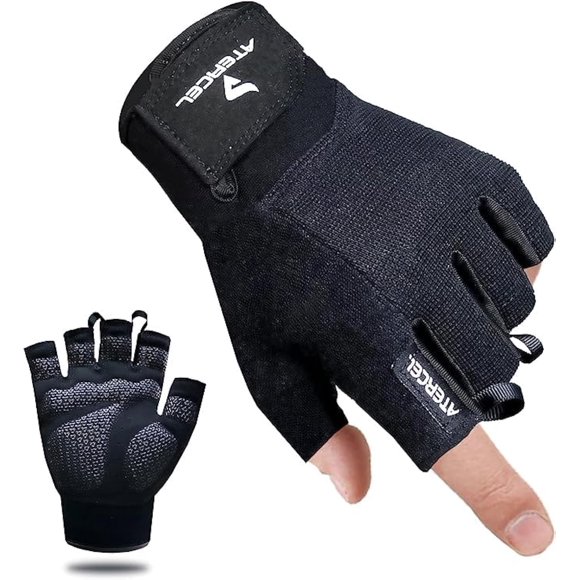 Workout Gloves for Men and Women, Exercise Gloves for Weight Lifting, Cycling, Gym, Training, Breathable and Snug fit
