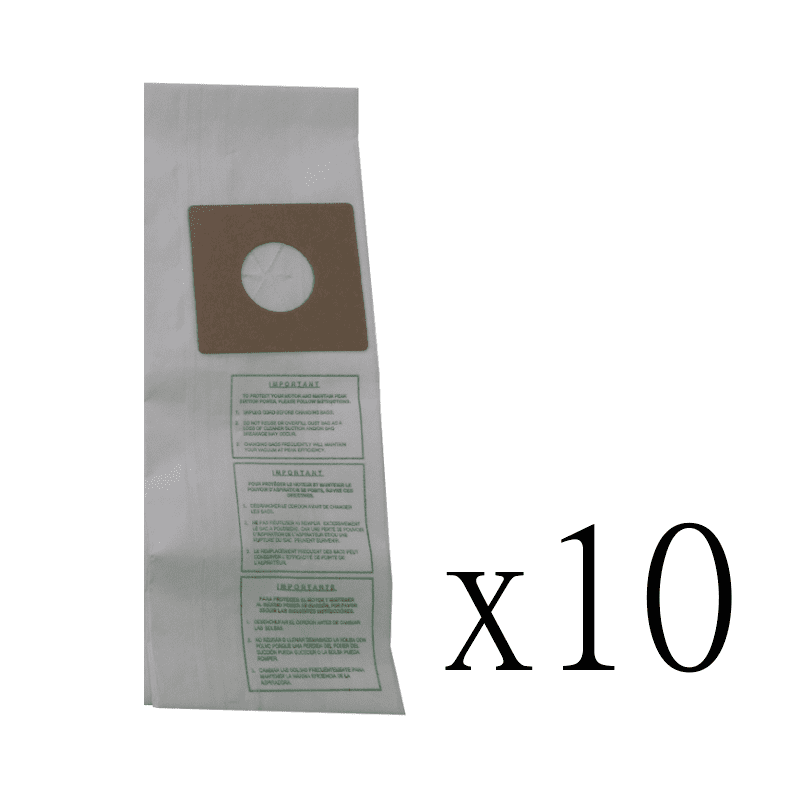 10 Sharp PU-2 Allergen Upright Vacuum Bags