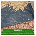 thumbnail image 6 of - Weed Control 4 Mil Black Plastic Sheeting - Heavy Duty Weed Barrier Landscape Fabric for Outdoor Gardens, Non Woven Weed Blocker Fabric, Weed Control (3' x 100'), 6 of 7