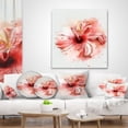 thumbnail image 4 of Designart Lovely Pink Watercolor Flower - Flowers Throw Pillowwork - 12x20, 4 of 5