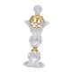 thumbnail image 3 of Quemador de incienso de cristal Bakhoor, quemador de oud árabe, para spa, yoga y aromaterapia. B, 3 of 9
