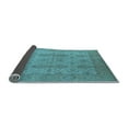 thumbnail image 2 of Ahgly Company Indoor Round Oriental Light Blue Traditional Area Rugs, 6' Round, 2 of 4