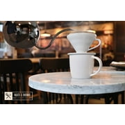 Premium Stainless Steel Pour Over Drip Coffee Tea Kettle - The Original Genie - Built-In Removable Tea Infusion For Tea Coffee Lovers - 1.1 L / 4 1/2 Cup