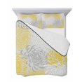 thumbnail image 7 of Yellow White Twin XL Size Down Alternative Comforter,Lightweight Comforter Quilt Bedding Set with Pillow Shams Abstract Grey Chrysanthemum Flower Floral All Seasons Bed Comforter Duvet Insert 68"x98", 7 of 7