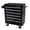 Black, variant on Double-Door Rolling Metal Tool Cart on Wheels, 22'' Multifunctional Mobile Metal Tool Chest with Stainless Steel Countertop, Trolley Organizer Tool Storage Box for Repair Shop, Warehouse, Garage