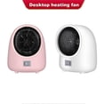 thumbnail image 1 of Mini Electric Plug In Heater Energy Saver Portable Remote Control Room Heat Fan, 1 of 4