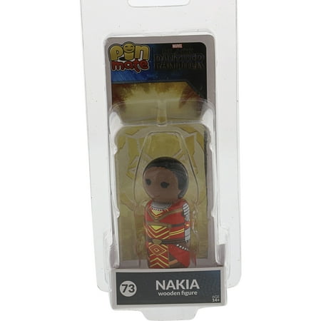 Black Panther Nakia Pin Mate Wooden Collectible