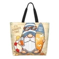 thumbnail image 1 of Fotbe Hello Summer Cute Gnome Bolsa Tote Estética de Lona con Estampado para Mujer - Bolsa Reutilizable de Hombro Casual para Vacaciones, Compras, Trabajo y Gimnasio, 1 of 8