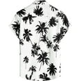 thumbnail image 6 of Mens 100% Cotton Hawaiian Shirts Button Down Short Sleeve Beach Shirts Summer Casual Aloha Shirts, 6 of 10
