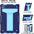 thumbnail image 2 of Epicgadget Case for Samsung Galaxy Tab A7 10.4 SM-T500/T505/T507 (2020) - Dual Layer Protective Hybrid Cover Case With Kickstand For Galaxy Tab A7 10.4 Inch Released in 2020 (Navy Blue/Blue), 2 of 5