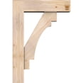 thumbnail image 3 of Ekena Millwork 7 1/2"W x 28"D x 40"H Merced Block Smooth Bracket w/ Offset Brace, Douglas Fir, 3 of 25