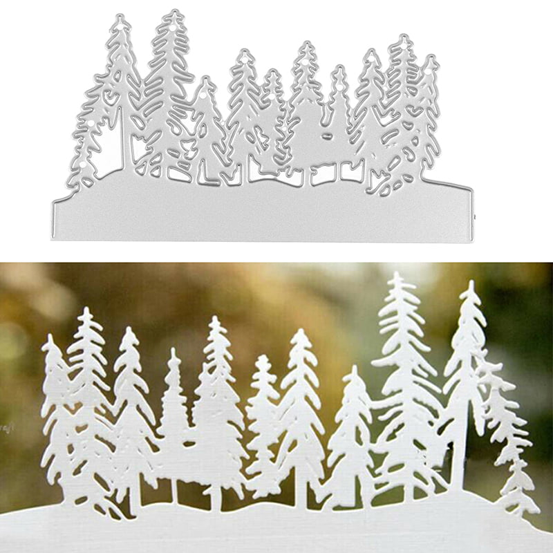 Christmas Pine Snowflake Metal Cutting Dies Mould Stencil Embossing Scrapbook 