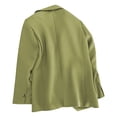 thumbnail image 4 of Vinsonshop Womens Casual Blazers Open Front Long Sleeve Work Office Suit Jackets Blazer Light Green XL, 4 of 7